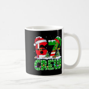 67 Meme Six Seven Christmas Crew Xmas Lights Famil Coffee Mug