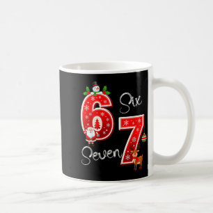 67 Meme Six Seven Christmas Pajamas For Women Men  Coffee Mug