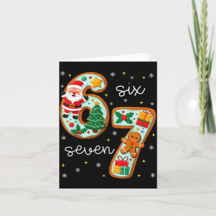 67 Meme Six Seven For Kids Women Men Boys Girls Ch Card