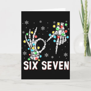67 Meme Six Seven For Kids Women Men Boys Girls Ch Card