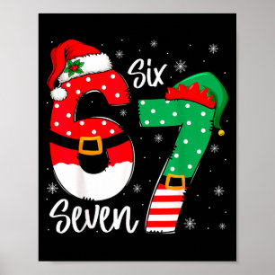 67 Meme Six Seven For Kids Women Men Boys Girls Ch Poster