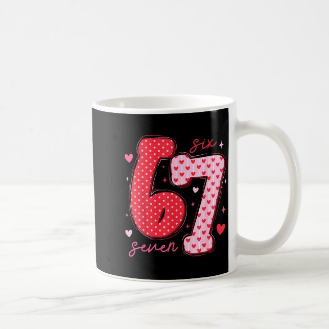 67 Meme Six Seven For Kids Women Men Boys Girls Va Coffee Mug (Right)