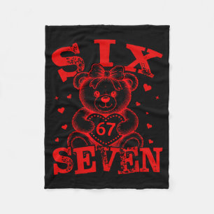 67 Meme Six Seven For Kids Women Men Boys Girls Va Fleece Blanket