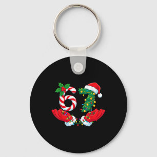 67 Meme Six Seven Funny Christmas Meme Slang Men W Key Ring