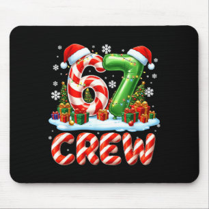 67 Meme Six Seven Funny Christmas Women Men Boys G Mouse Pad