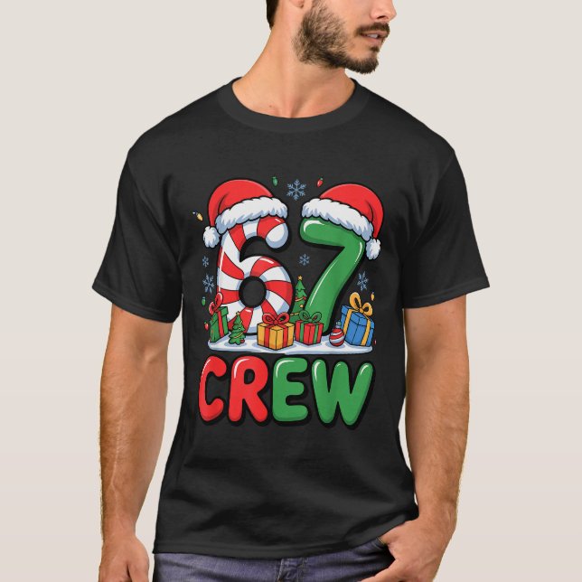 67 Meme Six Seven Funny Christmas Women Men Boys G T-Shirt (Front)