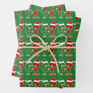 67 Meme Six Seven Gen Alpha Christmas  Wrapping Paper Sheet