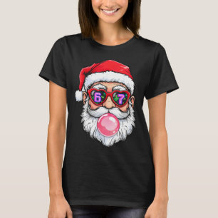 67 Meme Six Seven Number 6-7 6 7 Funny Santa Xmas T-Shirt