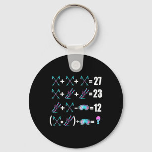 67 Meme Skiing Ice Cream Drip With Skis Poles Ski Key Ring