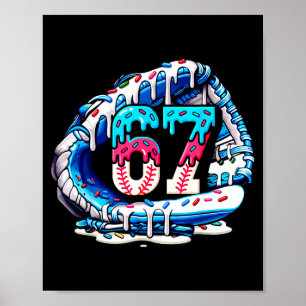 67 Meme Slang Baseball Glove Drip Ice Cream Six Se Poster