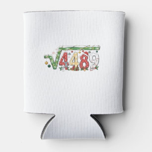 67 Meme Square Root 4489 Six Seven Math Christmas Can Cooler
