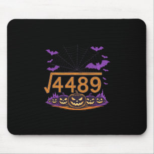 67 Meme Square Root 4489 Slang Math Halloween Cost Mouse Pad