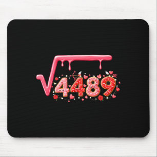 67 Meme Square Root 4489 Slang Valentine Math Teac Mouse Pad