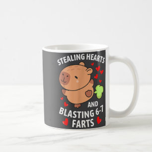 67 Meme Stealing Hearts Valentine's Day Capybara K Coffee Mug