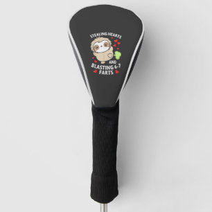 67 Meme Stealing Hearts Valentine's Day Sloth Kids Golf Head Cover