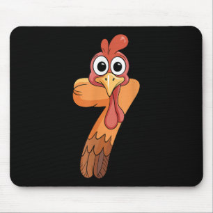 67 Meme Thanksgiving Turkey Day Funny Matching Duo Mouse Pad