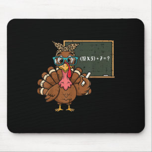 67 Meme Thanksgiving Turkey Funny 6 7 Teacher Men Mouse Pad