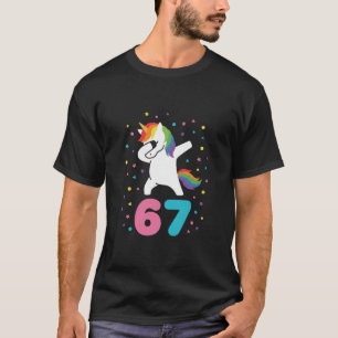 67 Meme Unicorn for Girls Six Seven Gen Alpha T-Shirt