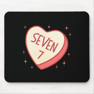 67 Meme Valentines Day Candy Heart Six Seven Match Mouse Pad