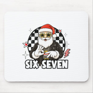 67 Meme Xmas Six Seven Santa 6 7 Christmas Men Wom Mouse Pad