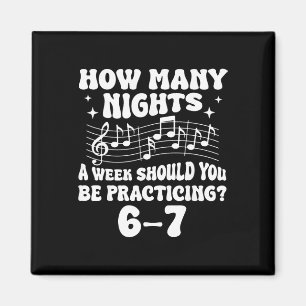 67 Music Meme Slang Six Seven Music Teacher Funny Magnet