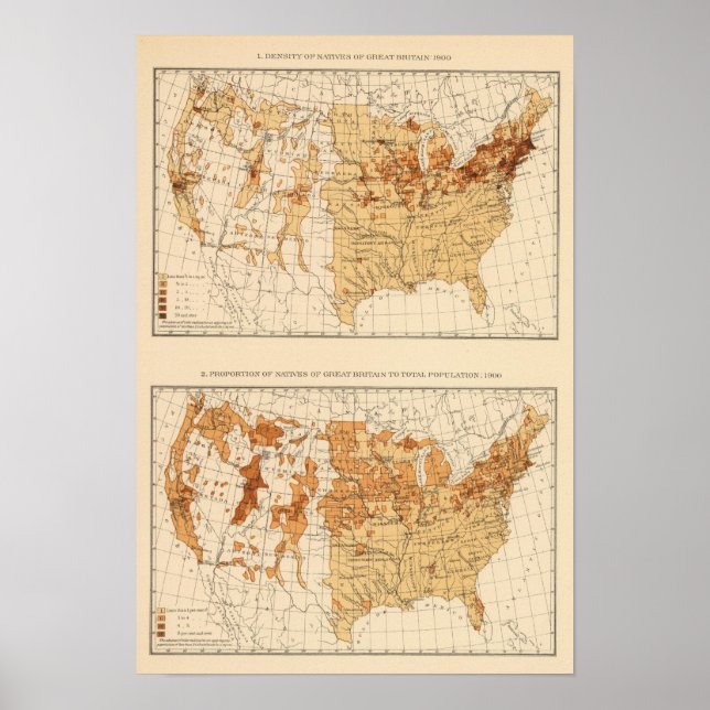 67 Natives Great Britain 1900 Poster (Front)