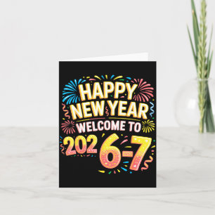 67 New Year's Eve - Happy New Year 2026-7 Funny 67 Card