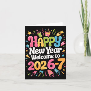 67 New Year's Eve - Happy New Year 2026-7 Funny 67 Card