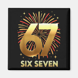 67 New Years Eve Party Pajama Shirt 6 7 Meme 67 20 Magnet