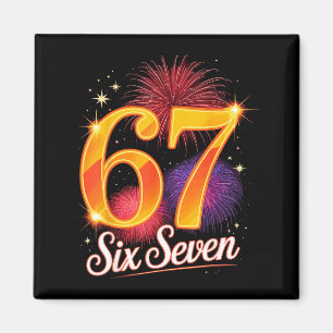 67 New Years Eve Party Pajama Shirt 6 7 Meme 67 20 Magnet