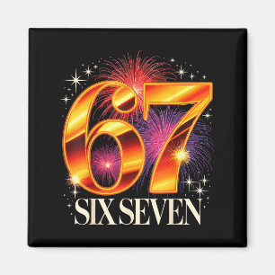67 New Years Eve Party Pajama Shirt 6 7 Meme 67 20 Magnet