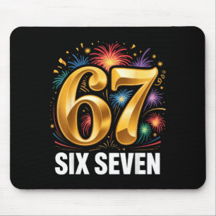 67 New Years Eve Party Pajama Shirt 6 7 Meme 67 20 Mouse Pad