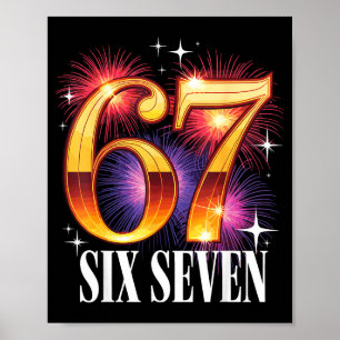 67 New Years Eve Party Pajama Shirt 6 7 Meme 67 20 Poster