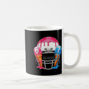 67 Number Ice Cream Drip American Football Art Coffee Mug