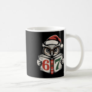 67 Number Owl Christmas Internet Meme Holiday  Coffee Mug