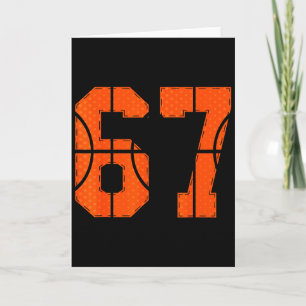 67 Number Six Seven Funny Meme Gen Alpha Slang Bas Card