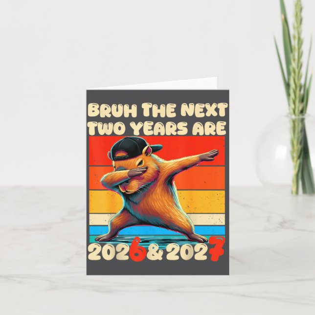 67 Nye 2026 Funny Boys Kids New Years Eve Party 6  Card (Front)