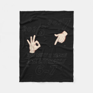 67 Nye 2026 Funny Boys Kids New Years Eve Party 6  Fleece Blanket