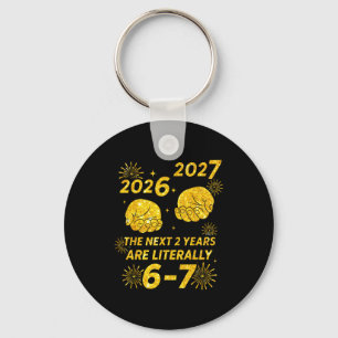 67 Nye 2026 Funny Boys Kids New Years Eve Party 6 Key Ring