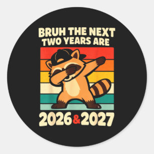 67 Nye 2026 Funny Kids Boys New Years Eve Party 6  Classic Round Sticker
