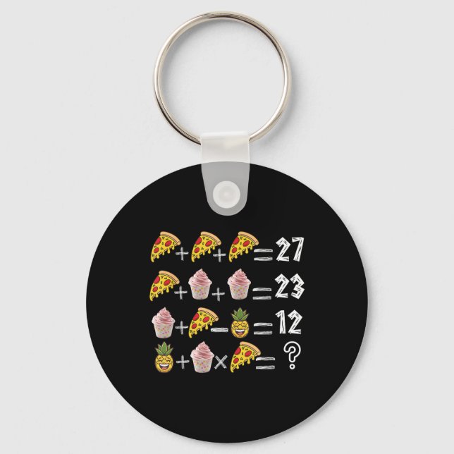 67 Order Operations Math Pemdas Funny Teacher Meme Key Ring (Front)