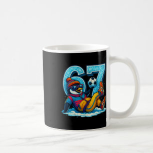67 Penguin Soccer Funny Winter Meme Gift _1 Coffee Mug