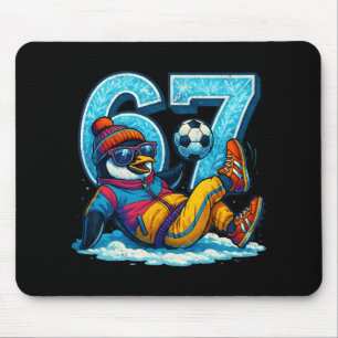 67 Penguin Soccer Funny Winter Meme Gift _1 Mouse Pad