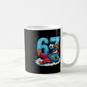 67 Penguin Soccer Funny Winter Meme Gift _2  Coffee Mug