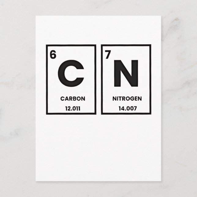 67 Periodic Table Element Chemistry Mason Meme  Holiday Postcard (Front)