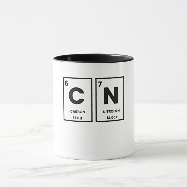 67 Periodic Table Element Chemistry Mason Meme  Mug (Center)