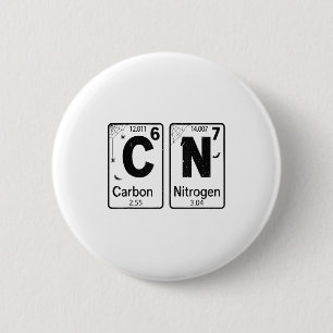 67 Periodic Table Halloween Costume Mad Scientist 6 Cm Round Badge