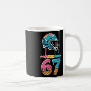 67 Player 67th Birthday Ice Cream American Footbal Coffee Mug