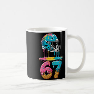 67 Player 67th Birthday Ice Cream American Footbal Coffee Mug