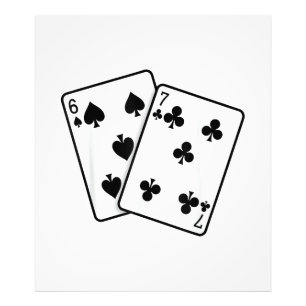 67 Playing Cards Meme Funny Six Seven Photo Print